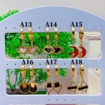 #A Zarcillo con dije color acero inoxidable 1$(&6)
