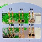 #A Zarcillo con dije color acero inoxidable 1$(&6)