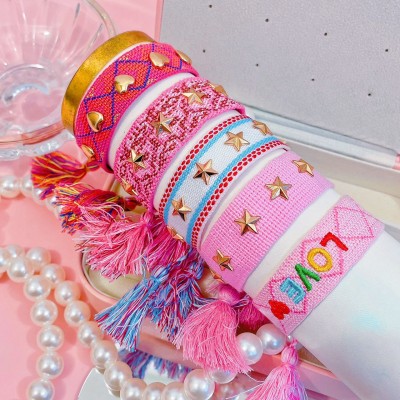 Pulsera tela (&10）