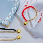 Pulsera ajustable con dije Corazon 12&