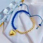 Pulsera ajustable con dije Corazon 12&