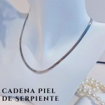 cadena piel de serpiente acero 6&