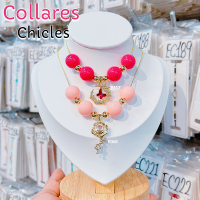 # 38 Collar chicles con dije código (B) 