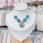 # 38 Collar chicles con dije código (B) 
