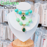 # 38 Collar chicles con dije código (B) 