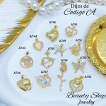 #022 Cadena con dije (dije 1.65$)9.5&