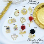 #022 Cadena con dije (dije 1.65$)9.5&