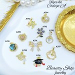 #022 Cadena con dije (dije 1.65$)9.5&