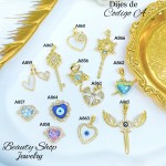 #022 Cadena con dije (dije 1.65$)9.5&