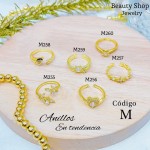 #A #m Anillos ajustable baño gold Field18k 