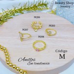 #A #m Anillos ajustable baño gold Field18k 