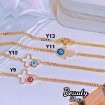 Pulsera con tije  baño gold Field 18k(&8.5）