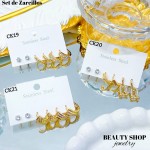 #1#CK Set argollas x3 12&(2*)