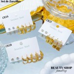 #1#CK Set argollas x3 12&(2*)