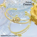 Pulsera girasol de lujo 