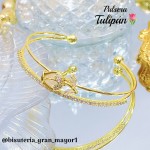 Pulsera girasol de lujo 