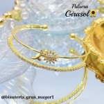 Pulsera girasol de lujo 