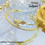 Pulsera girasol de lujo 