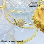 Pulsera girasol de lujo 
