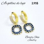 #LL zarcillo con piedra 15.5&