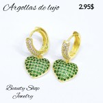 #LL zarcillo con piedra 15.5&