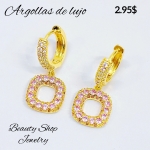 #LL zarcillo con piedra 15.5&