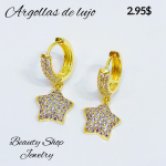 #LL zarcillo con piedra 15.5&