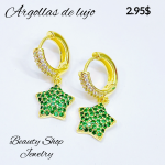 #LL zarcillo con piedra 15.5&