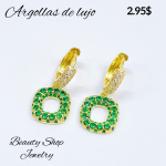 #LL zarcillo con piedra 15.5&