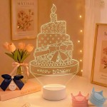 lampara sanrio-tulipan y torta cumpleanos 