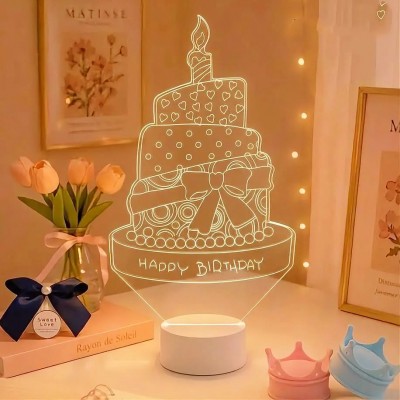 lampara sanrio-tulipan y torta cumpleanos 