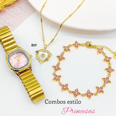 Combo reloj vintage en tendencia