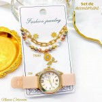Combo reloj+cadena en tendencia Combo reloj+cadena en tendencia