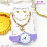 Combo reloj+cadena en tendencia Combo reloj+cadena en tendencia