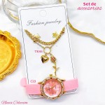 Combo reloj+cadena en tendencia Combo reloj+cadena en tendencia