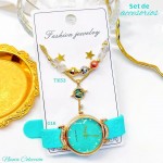 Combo reloj+cadena en tendencia Combo reloj+cadena en tendencia