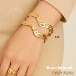 #0 pulsera rigida elegante en acero #0 pulsera rigida elegante en acero