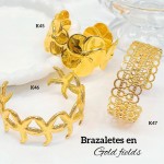 #0 pulsera rigida elegante en acero #0 pulsera rigida elegante en acero