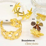 #0 pulsera rigida elegante en acero #0 pulsera rigida elegante en acero