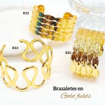 #0 pulsera rigida elegante en acero #0 pulsera rigida elegante en acero