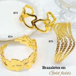 #0 pulsera rigida elegante en acero #0 pulsera rigida elegante en acero