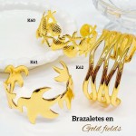 #0 pulsera rigida elegante en acero #0 pulsera rigida elegante en acero