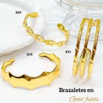 #0 pulsera rigida elegante en acero #0 pulsera rigida elegante en acero