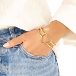 #0 pulsera rigida elegante en acero #0 pulsera rigida elegante en acero